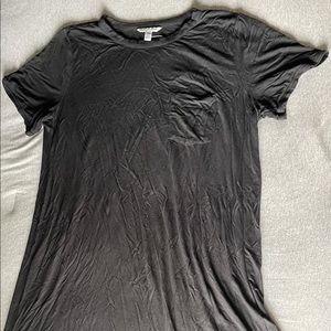 American Eagle black t shirt dress